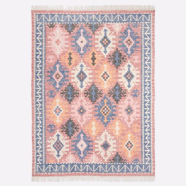 Framed Arrows Indoor/Outdoor Rug, Multi, 8'x10'