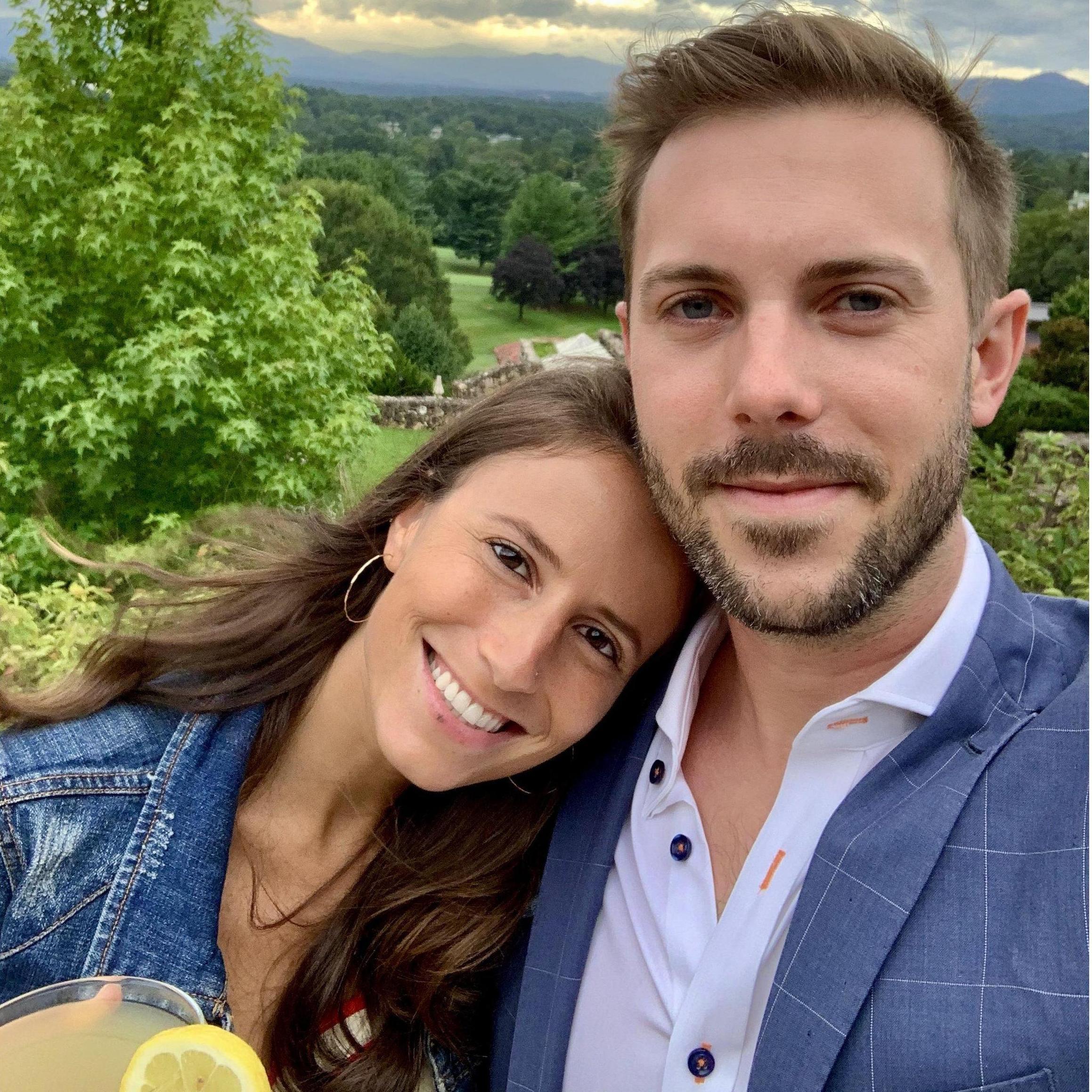 Our first vacation together to Asheville, NC.