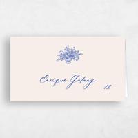 Blue Wedding Place Card - Josette