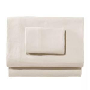 L.L. Bean Ultrasoft Comfort Flannel Sheet Set - Natural (Queen)