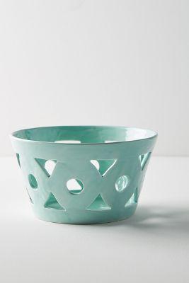 Eastwick Fruit Bowl (Turquoise) from Anthropologie