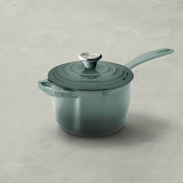 Le Creuset Signature Enameled Cast Iron Saucepan, 1 3/4-Qt., Ocean