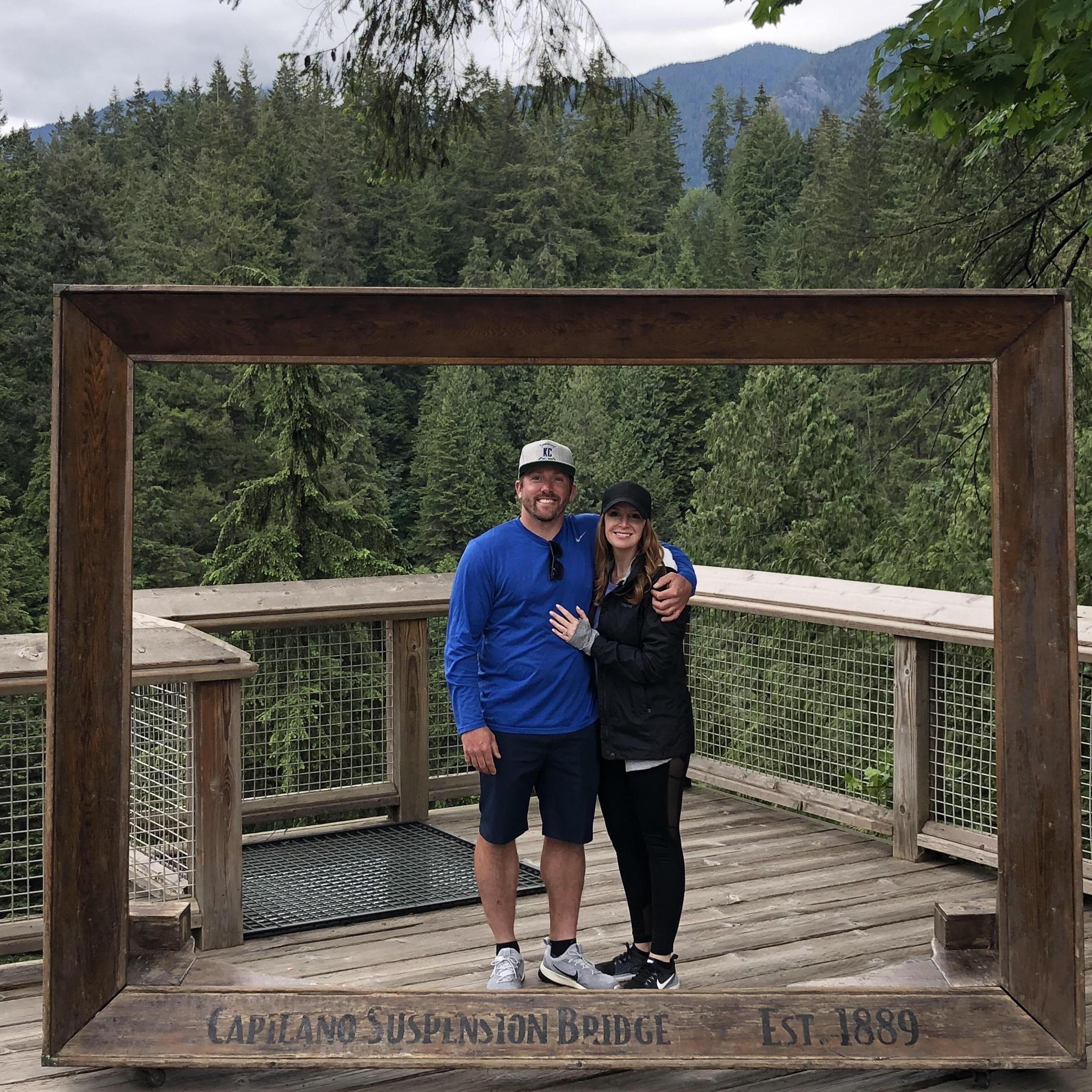 Capilano Suspension Bridge | Vancouver - engagement trip | June 2018