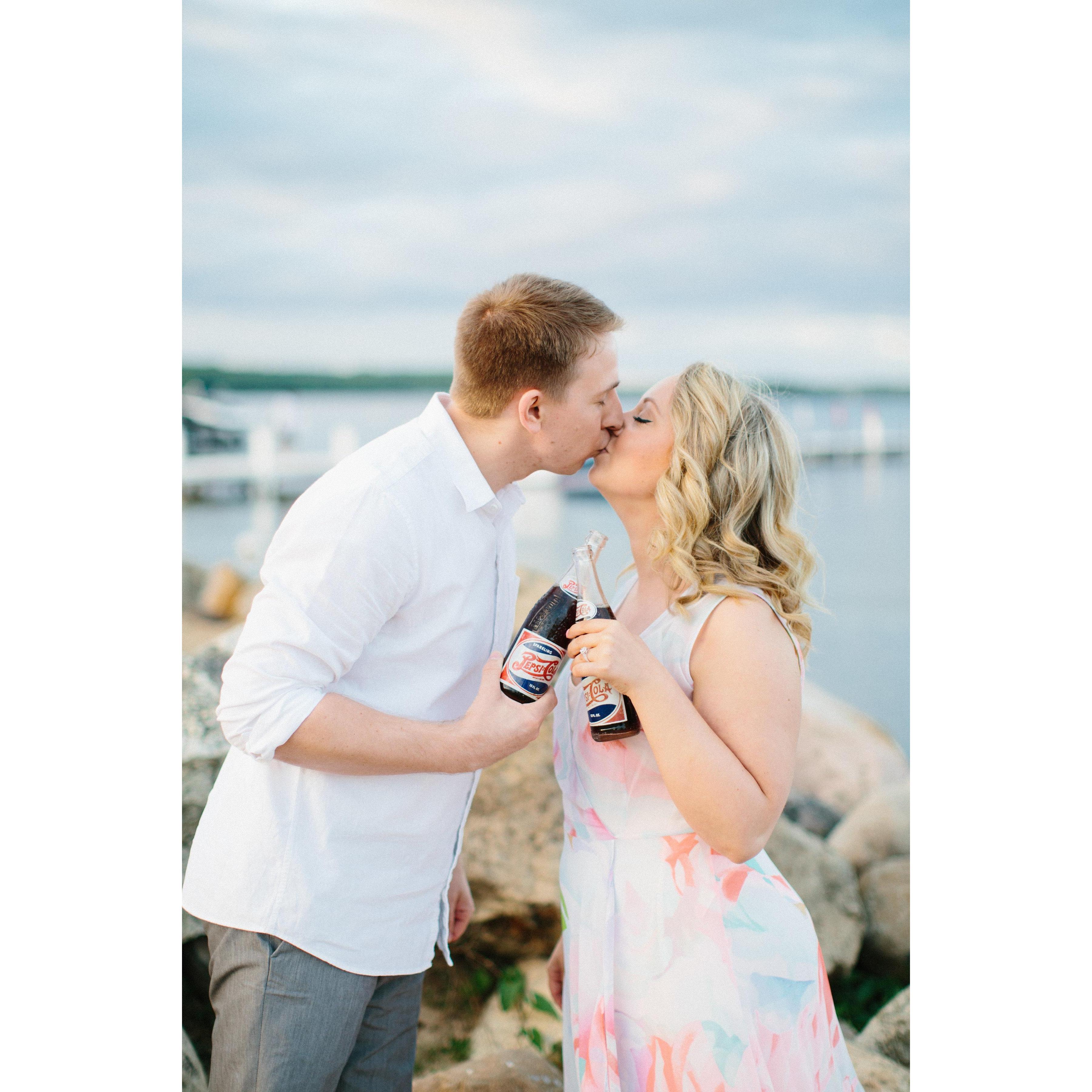 Engagement photos from the beautiful Kristina Lorraine Photography