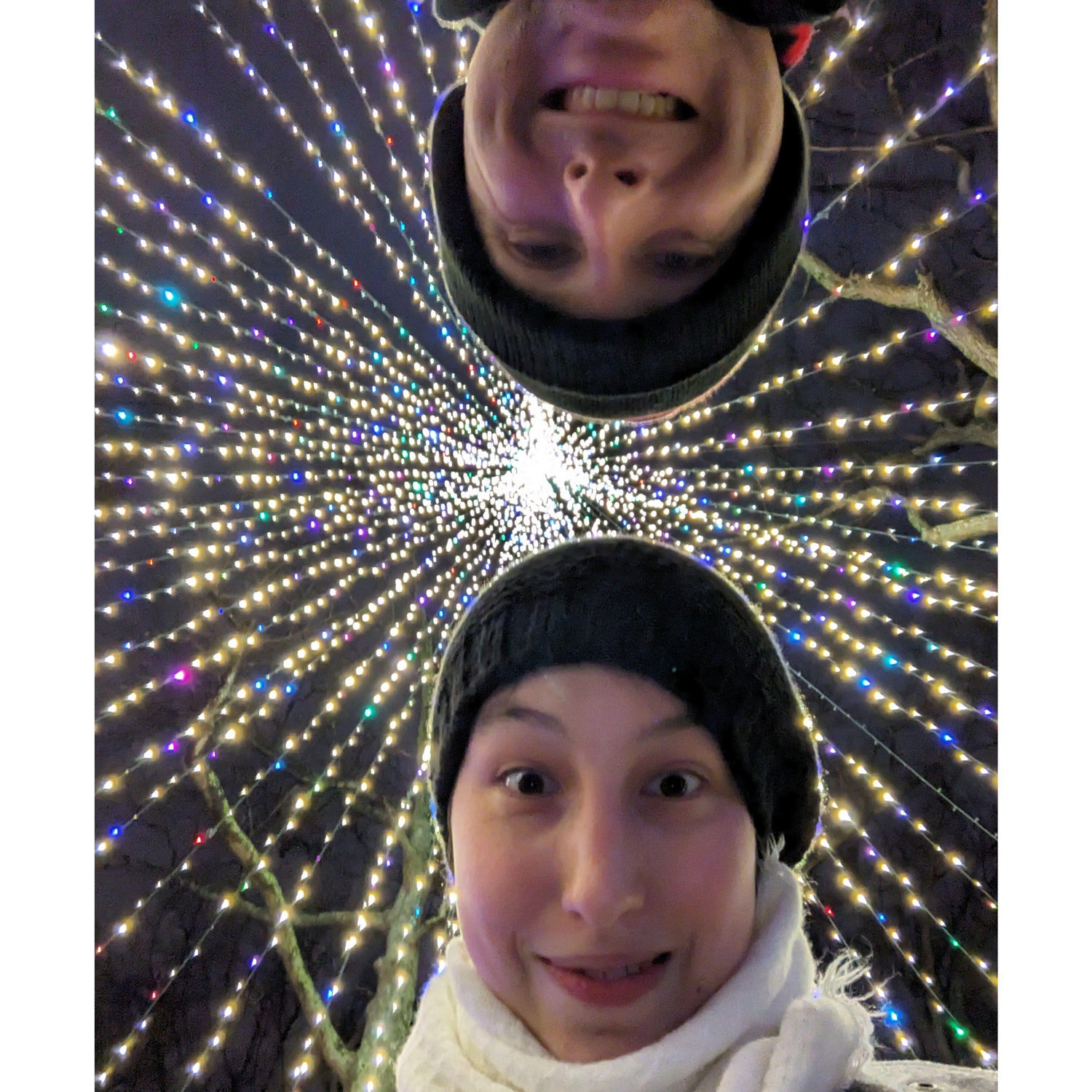 Norfolk Botanical Garden Christmas Lights 2023. We love taking pictures that make other people look at us weirdly in public.
