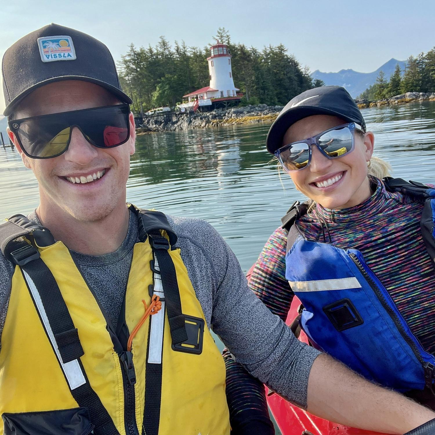 Our first trip together was to Sitka!