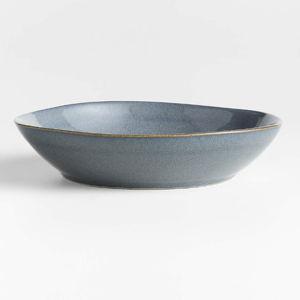 Marin Sand Stoneware Low Bowl + Reviews | Crate & Barrel