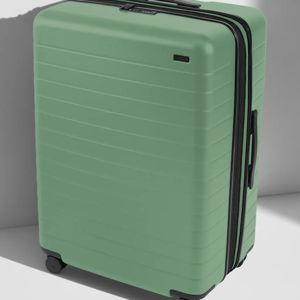 Large Away Suitcase in Sea Green