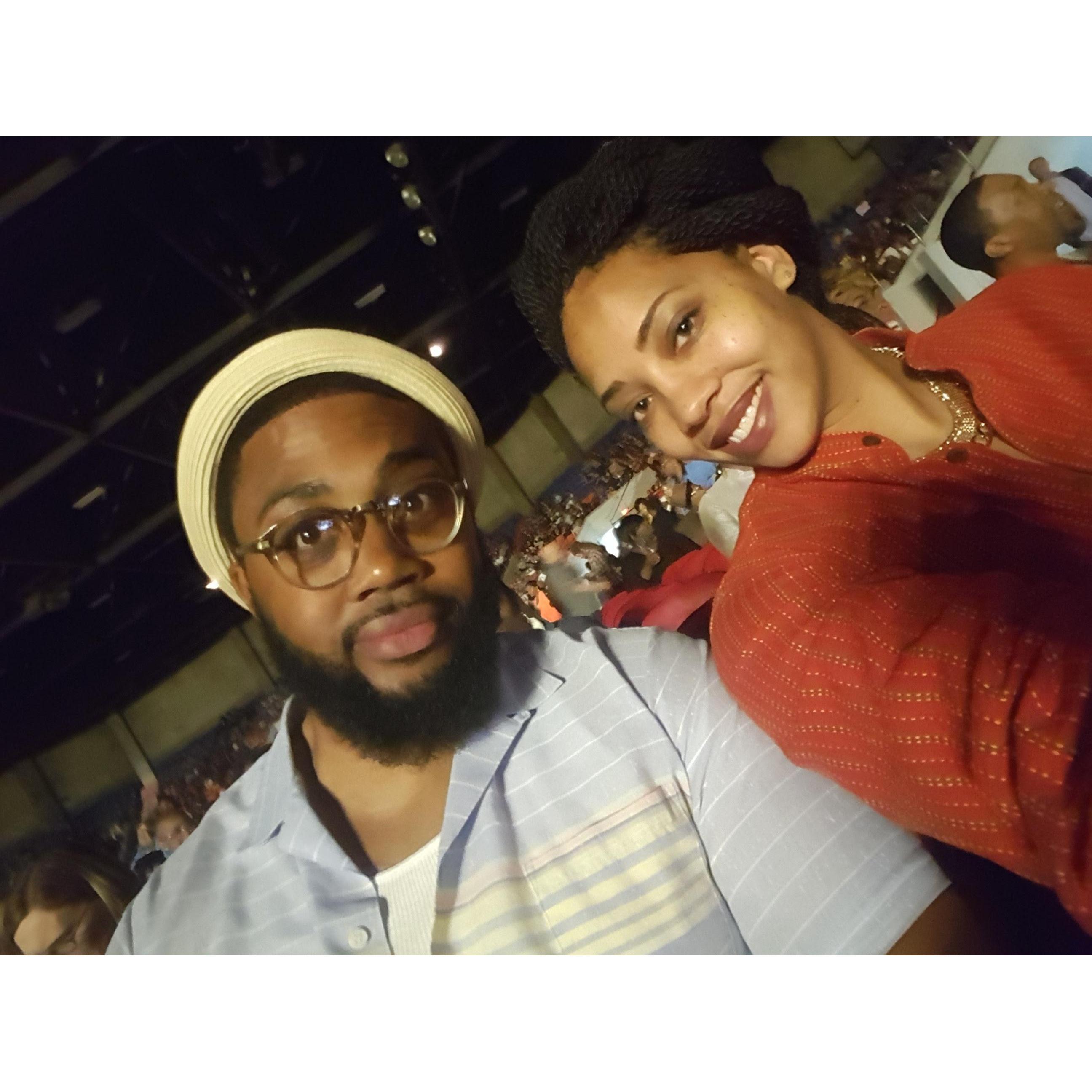 April 2017, Erykah Badu concert in Louisville, TN