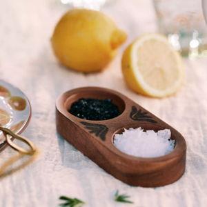 The Mediterranean Dish Wooden Salt & Pepper Dish - Anthropology
