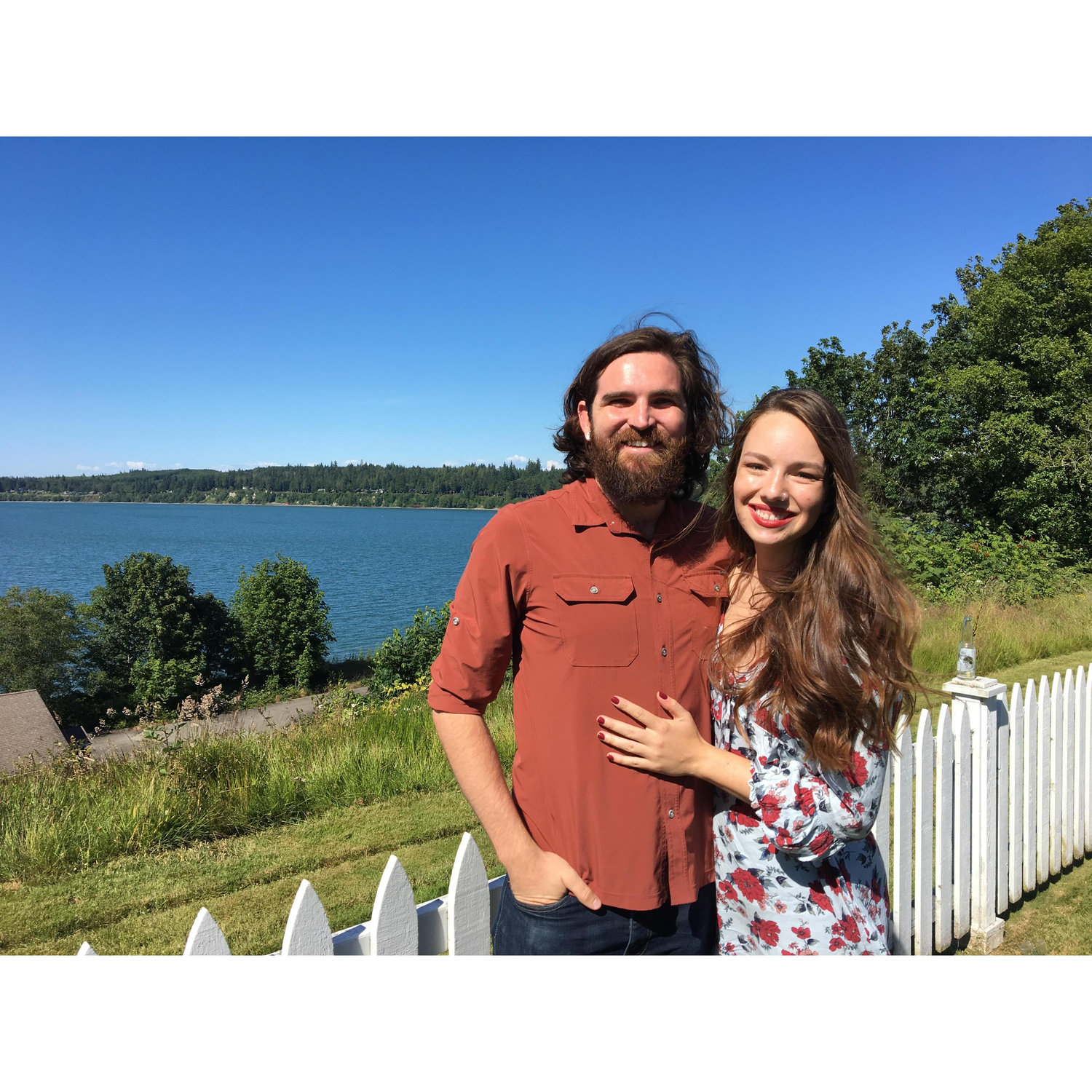 At our friends' wedding in northern Washington. 2018.