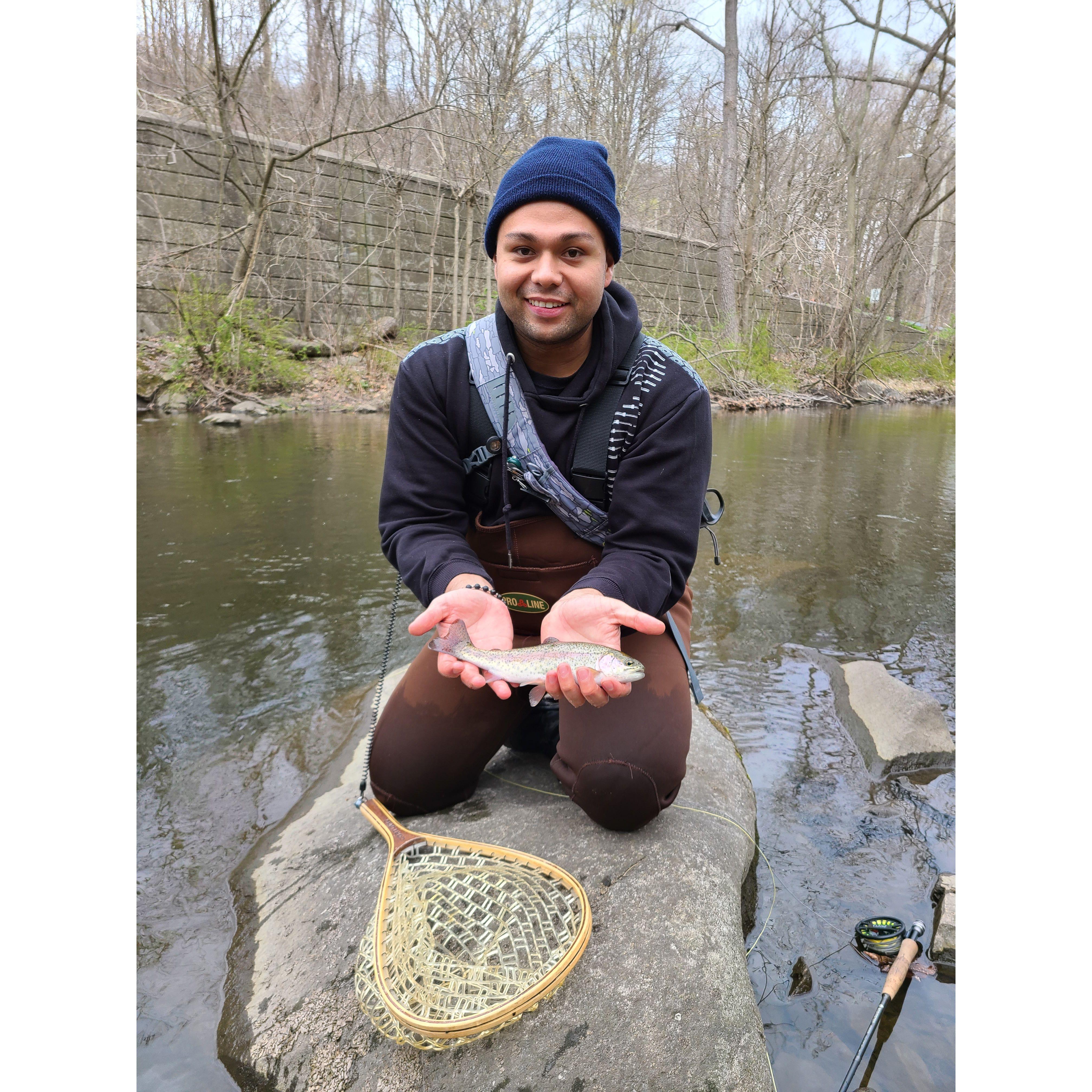 " Proof I have caught a fish"