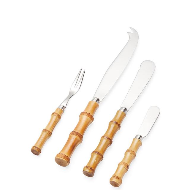 Bamboo 4 Piece Cheese Set