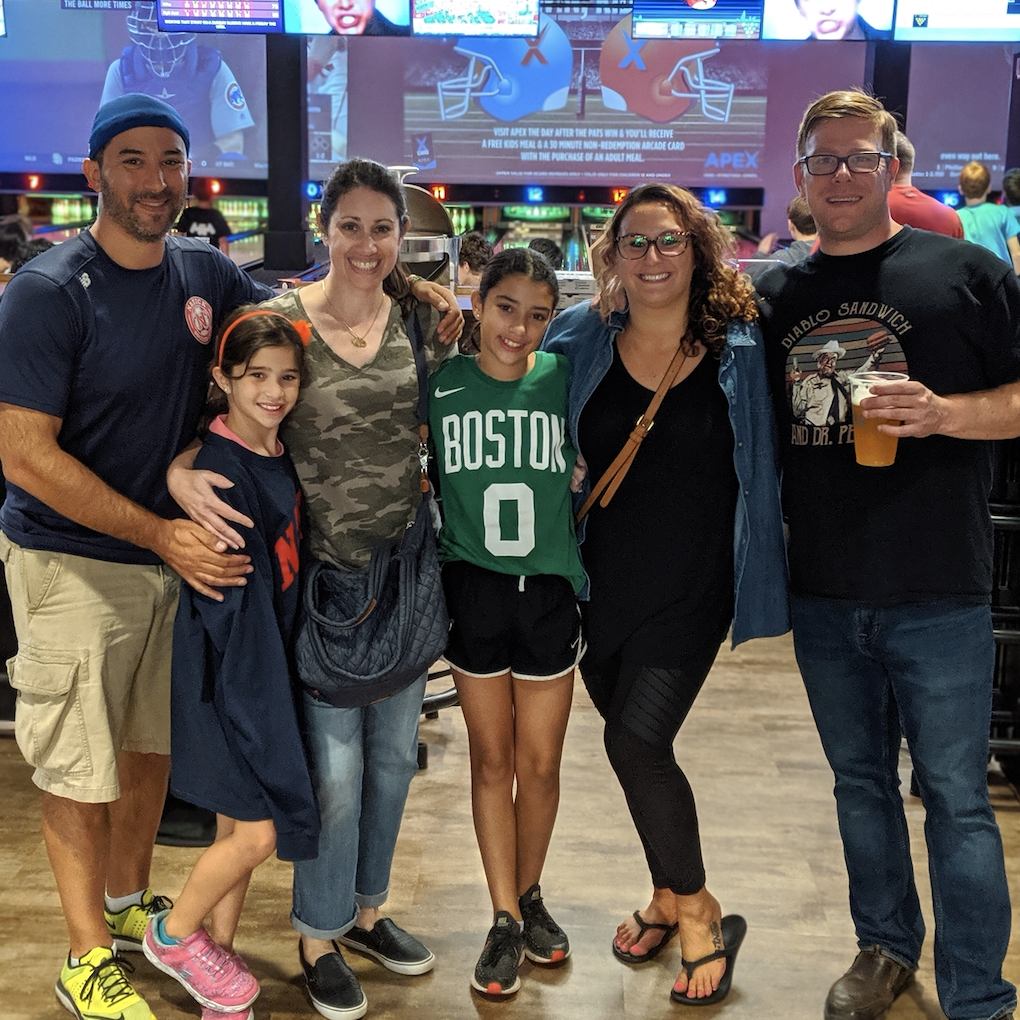 Family fun time at Apex Entertainment