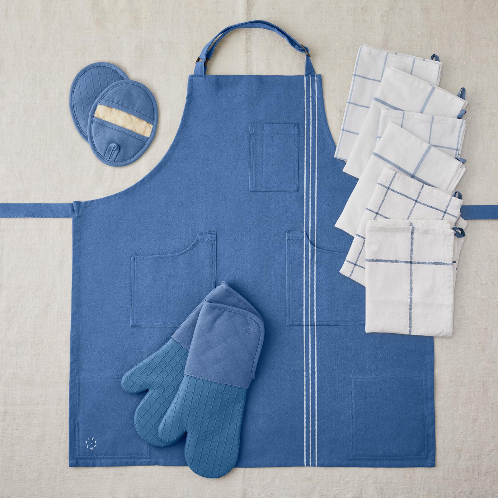 Food52 Quilted Oven Mitts, Linen & Cotton, Set of 2, 3 Colors on Food52