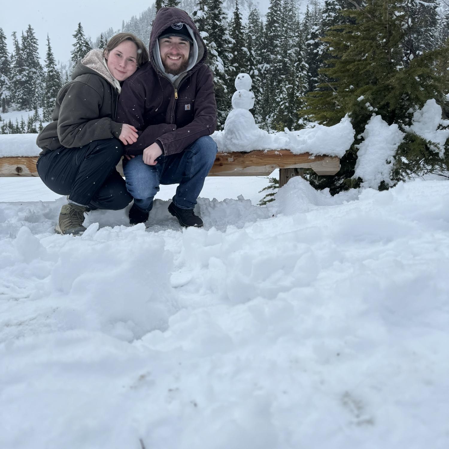 Picture lake in February