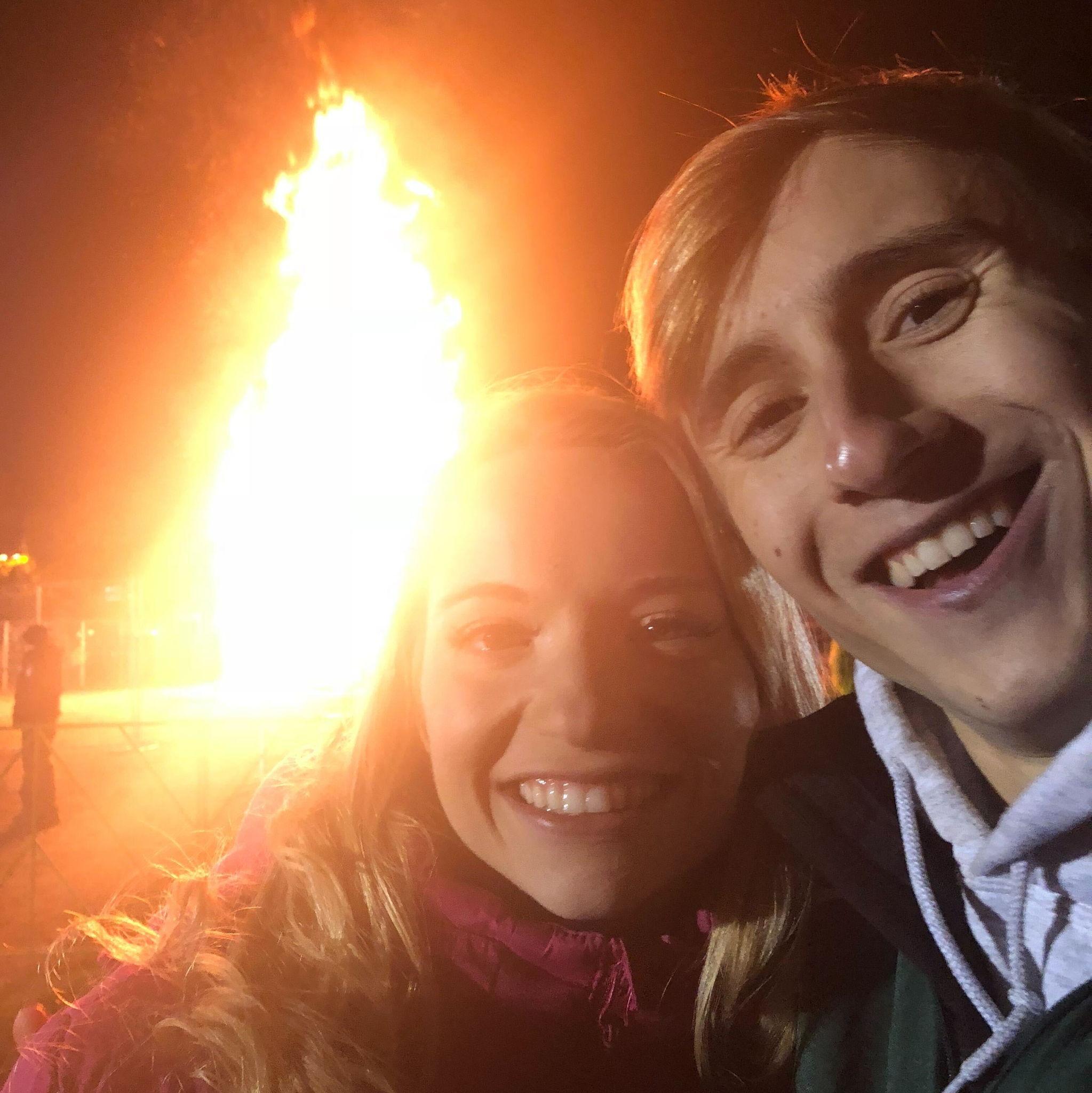 October 16, 2018. Our first Dartmouth Homecoming bonfire!