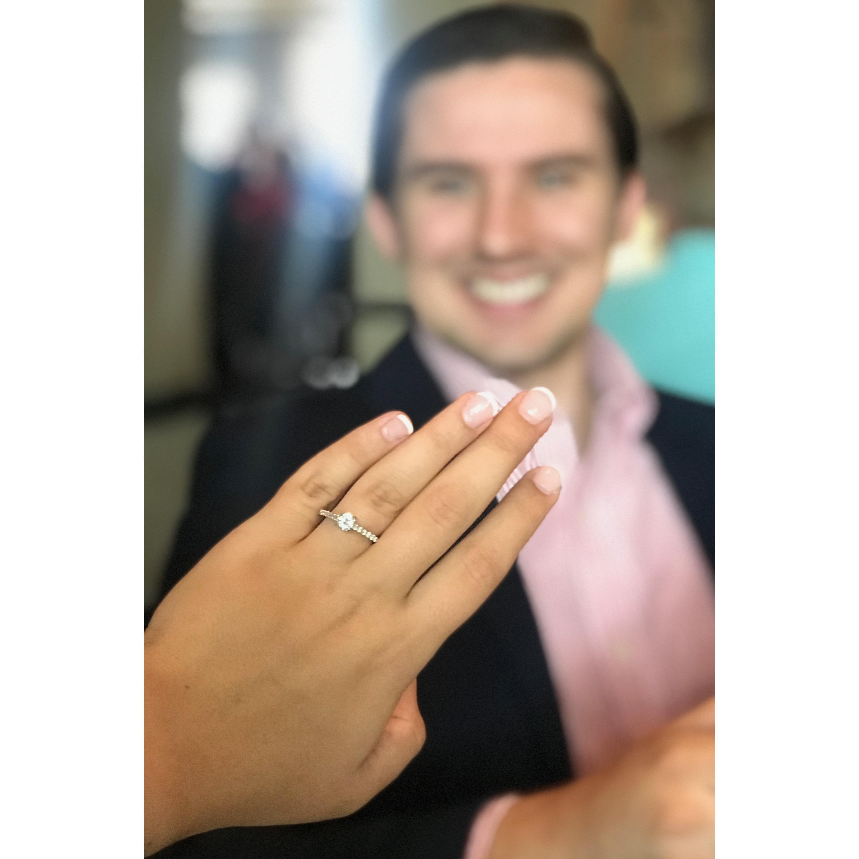 We celebrated our second anniversary two days later at Calabrese in Southlake!