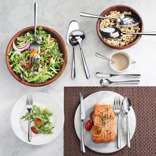 Rain II Forged 47-Piece Flatware Set, Service for 8