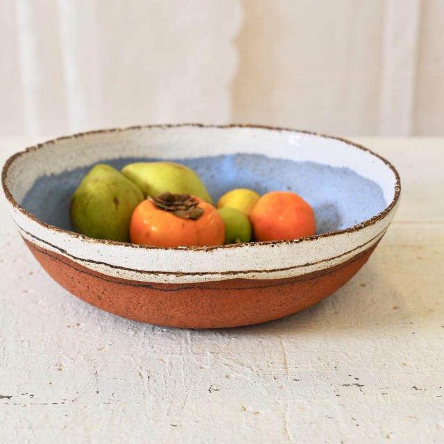 Ceramic bowl, Ceramic bowl, blue bowl, rustic ceramic, Salad bowl, Large bowl, Fruit bowl, Serving bowl, Pottery bowl, rustic bowl,