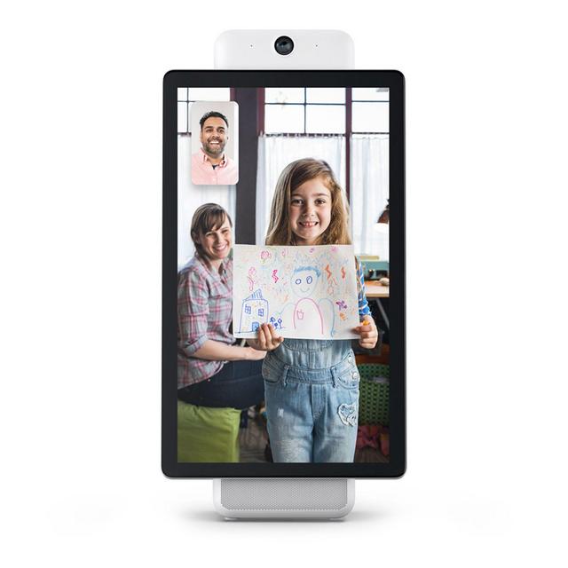 Facebook 15.6-Inch Portal+ with Alexa Built-In in White