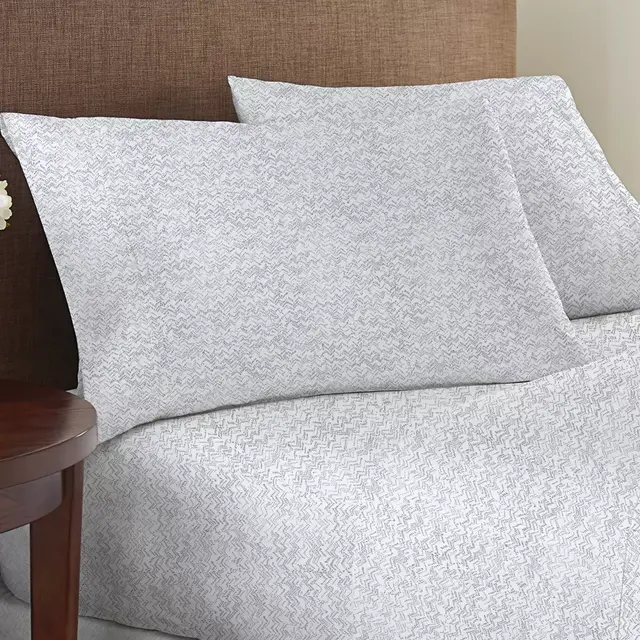 Studio 3B™ Printed 825-Thread-Count Full Sheet Set in Grey