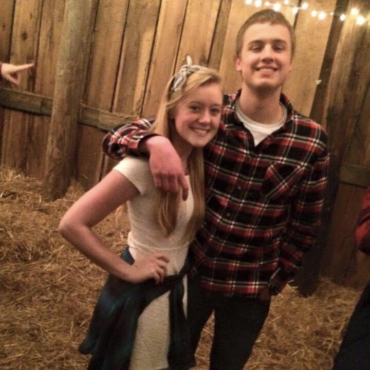 Freshman year of college barn dance 2015