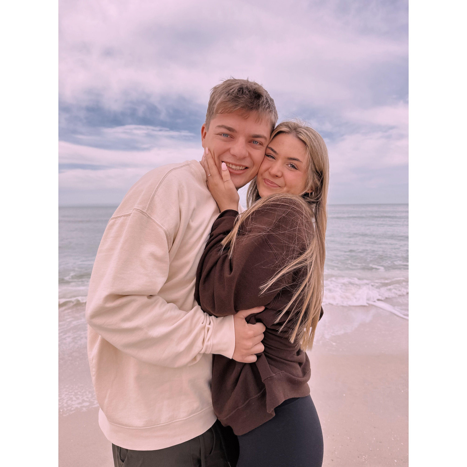 Us at the beach in Florida over Christmas break!