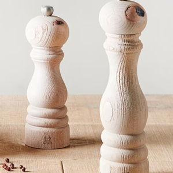 Upcycled Wooden Pepper Mill, 30 cm - 12in