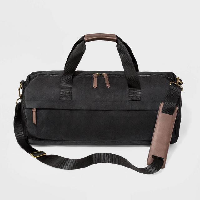 Men's Duffel Weekender Bag - Goodfellow & Co™ Black