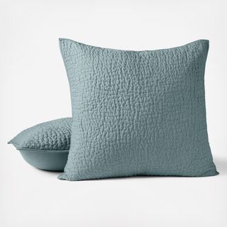 Pebbled Organic Handstitched Euro Sham