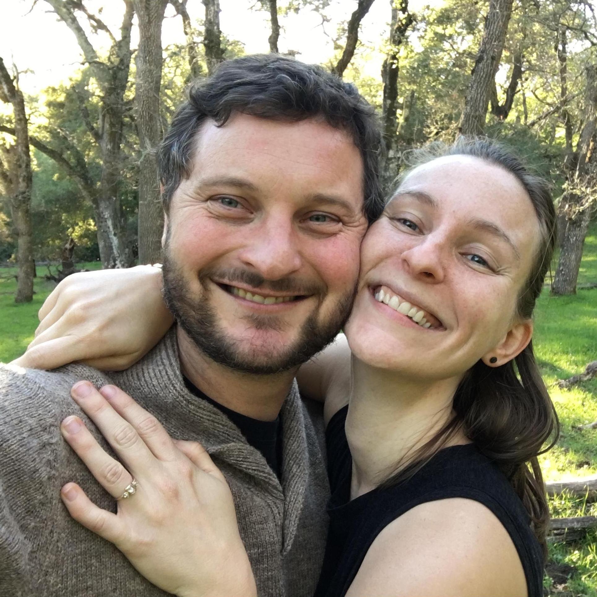 The day we got engaged! Briones Regional Park.