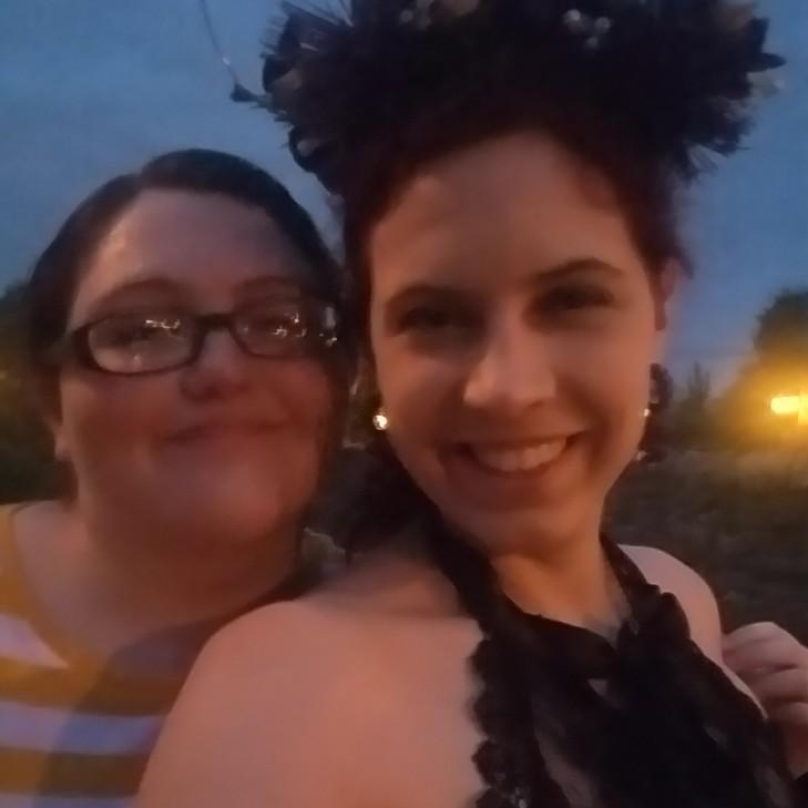 We went to Disney together in 2019 on Villains Night.