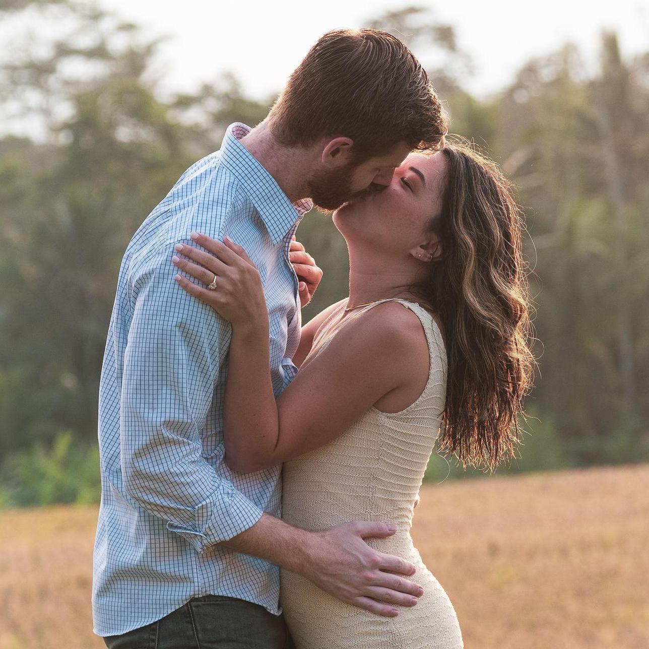 Engaged 5/25/23, Bali Indonesia. Ethan planned a private, beachside dinner and worked with our six closest friends to do a surprise sunset proposal.
Photographer: Andy Lovrak