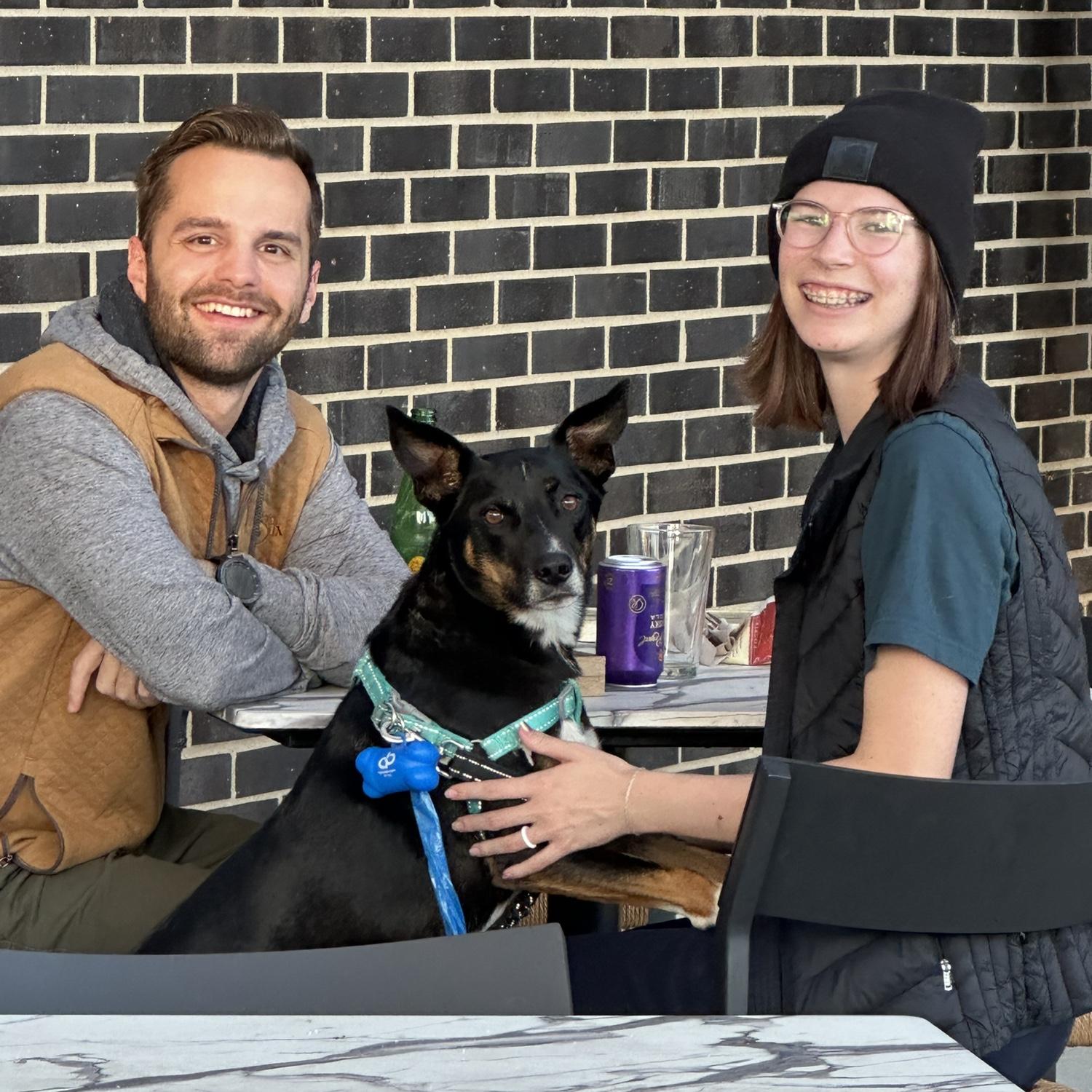 We love going on adventures and taking our dog Ollie with us!