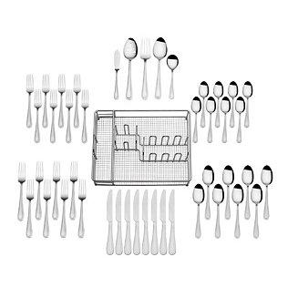 Forte 45-PC Flatware Set With Metal Caddy, Created for Macy's