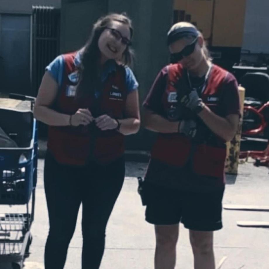 Alexis & I started off as the best of friends as little Lowe’s babies. We immediately clicked due to our work ethic and drive. It helped we could laugh about anything & everything!