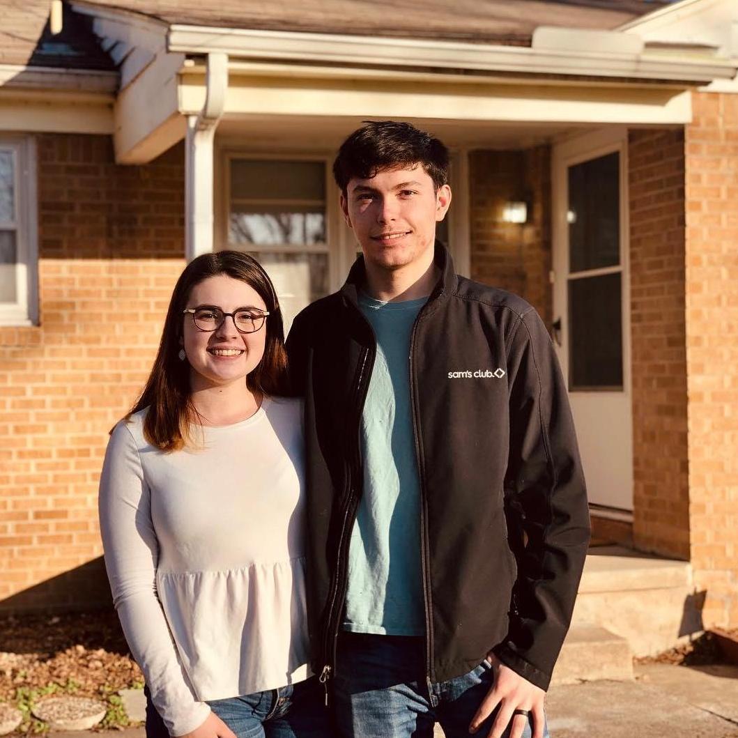 March 2021! The couple purchased their first home together!