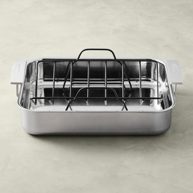 Demeyere Industry Stainless-Steel Roaster, Large