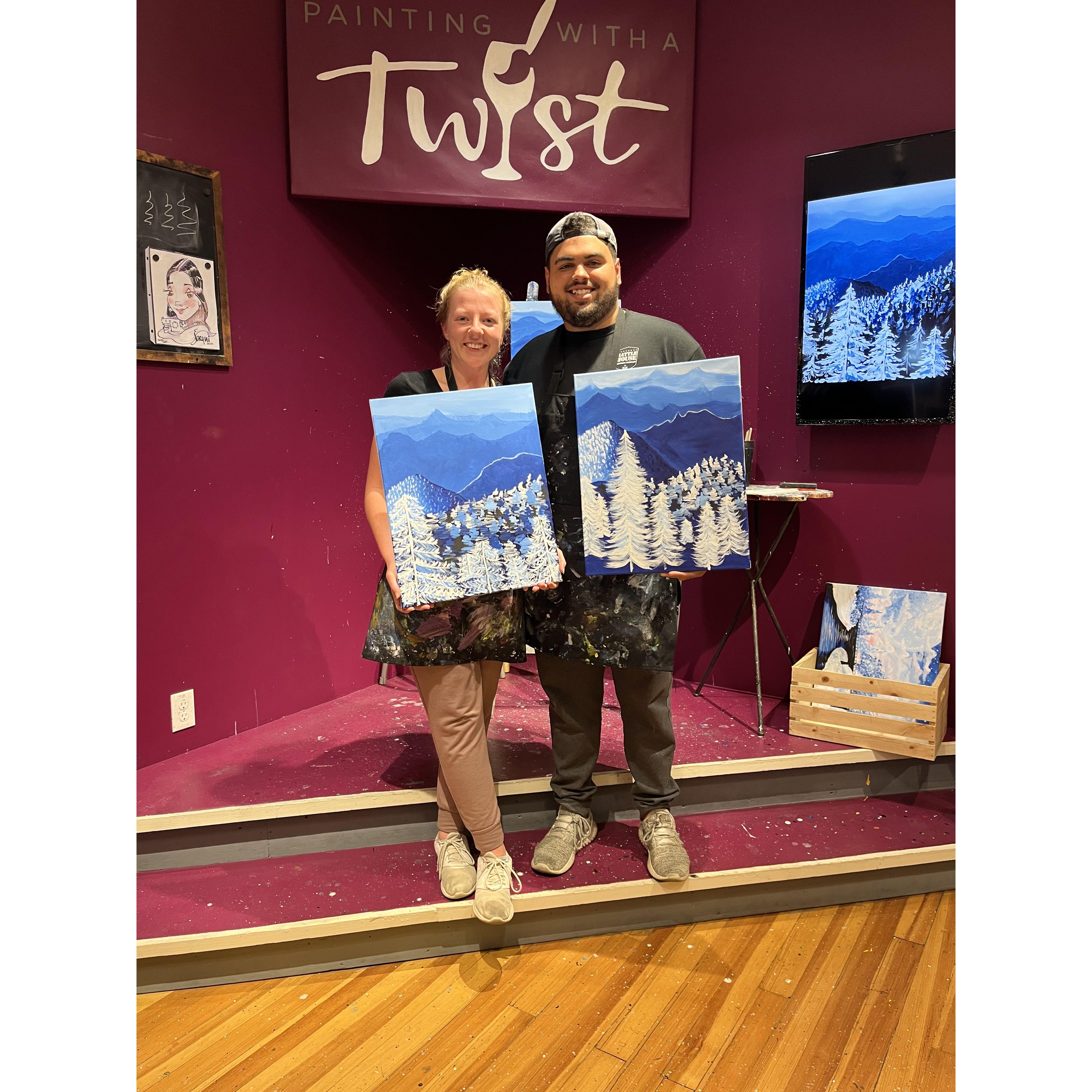 We were/are still so proud of these paintings.