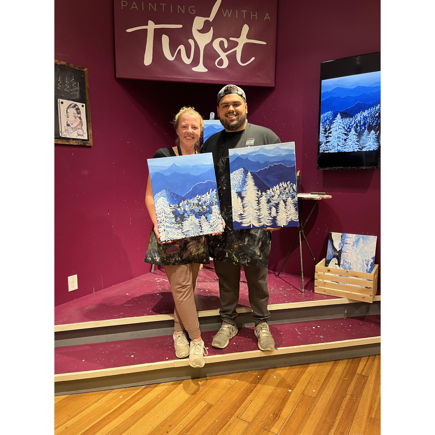 We were/are still so proud of these paintings.