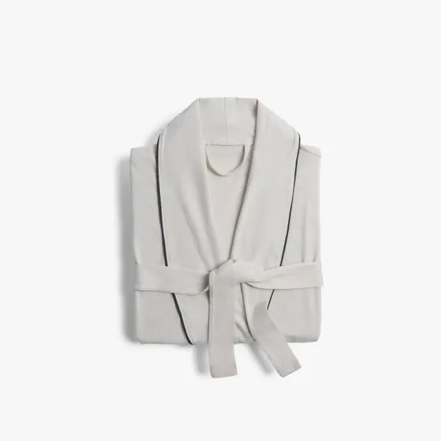 L/XL Jersey Lounge Robe Parchment - Parachute for Target