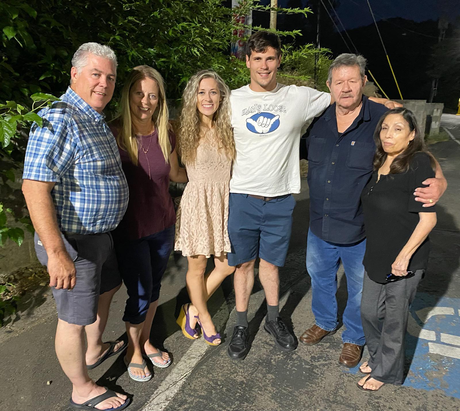 Tanna’s parents: Jim & Penny w/ Brandon’s Grandparents Poppa Tony & Nana Gloria on a multi-generational date night.