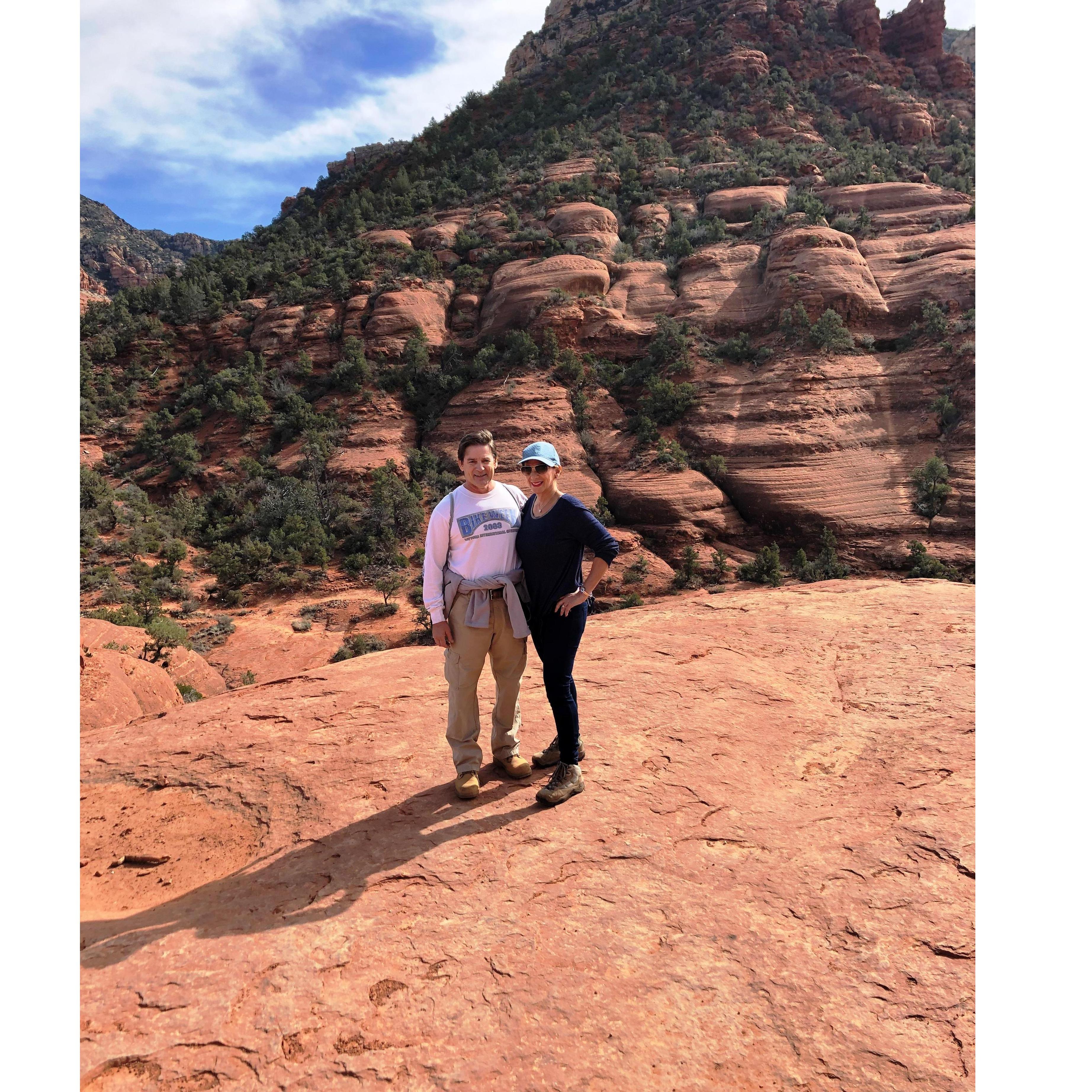 hiking in Sedona, Arizona