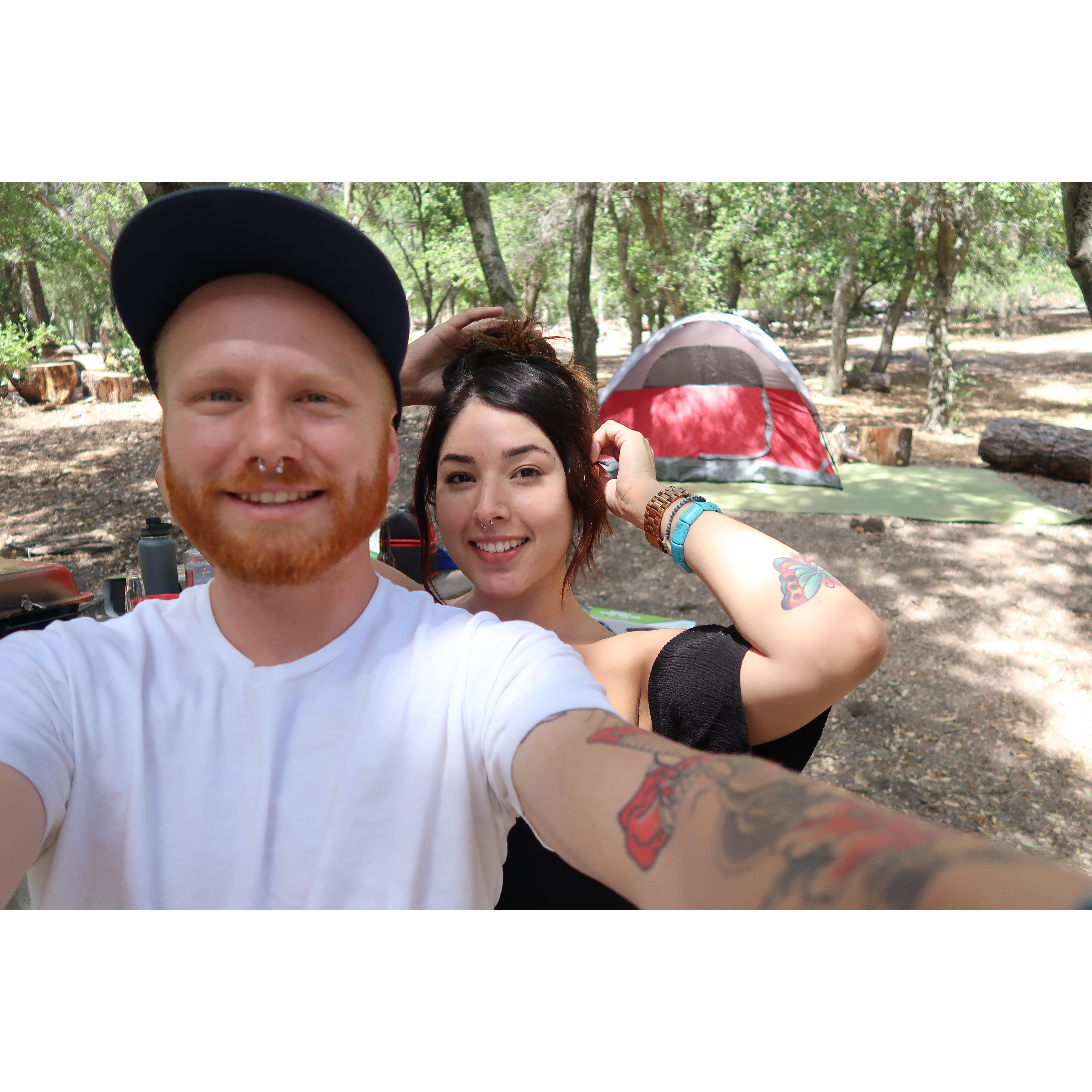 Camping at Figeroua Mountain