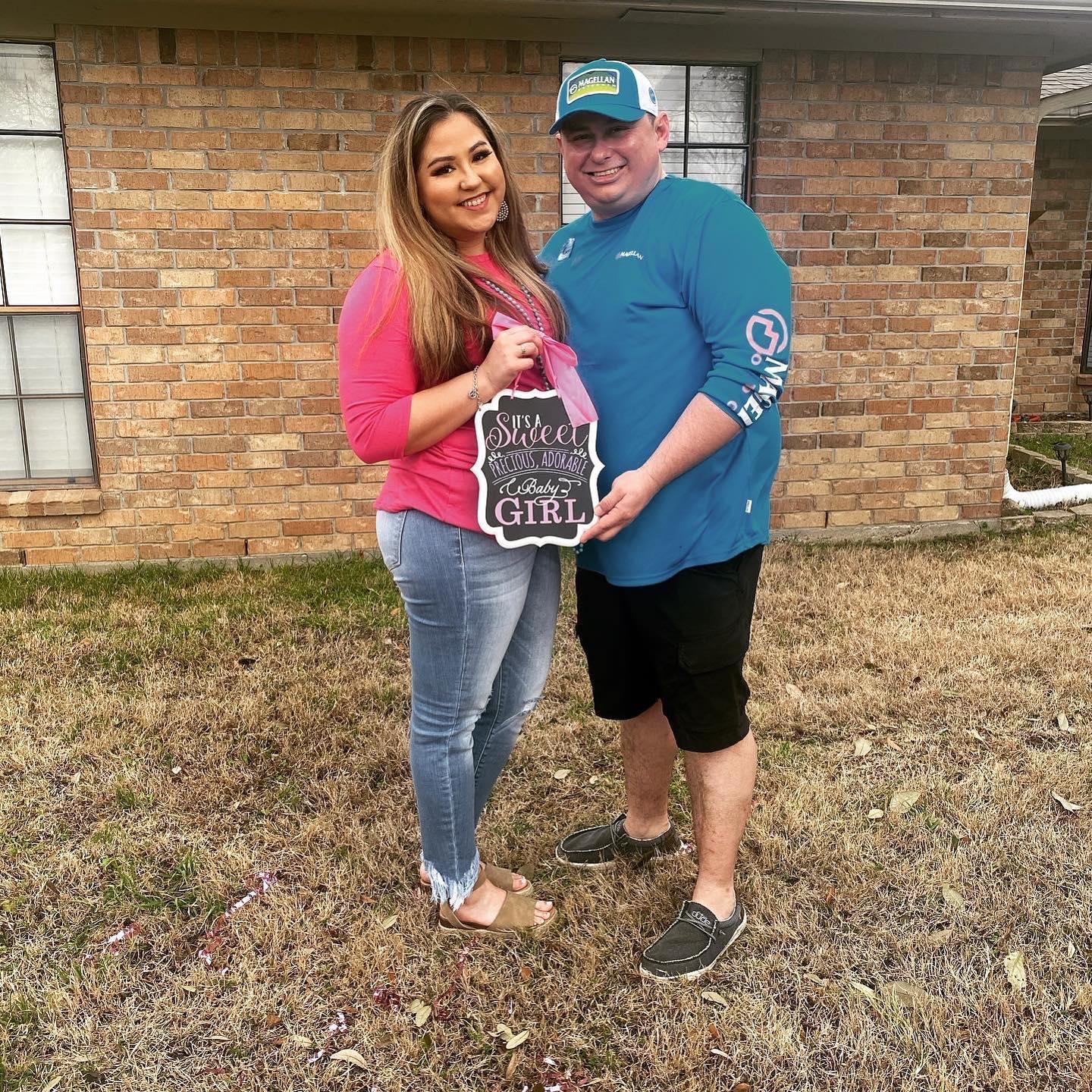 The day we found out we were having a baby girl