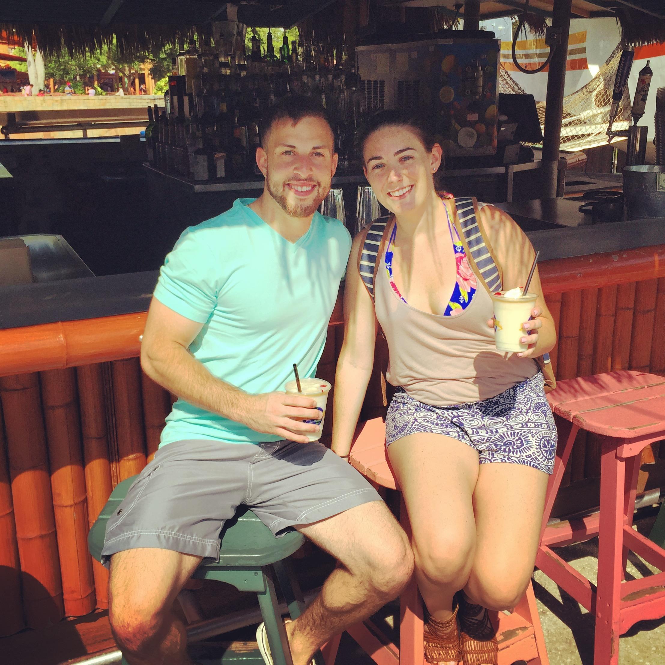 Our first photo together in Orlando in August 2015