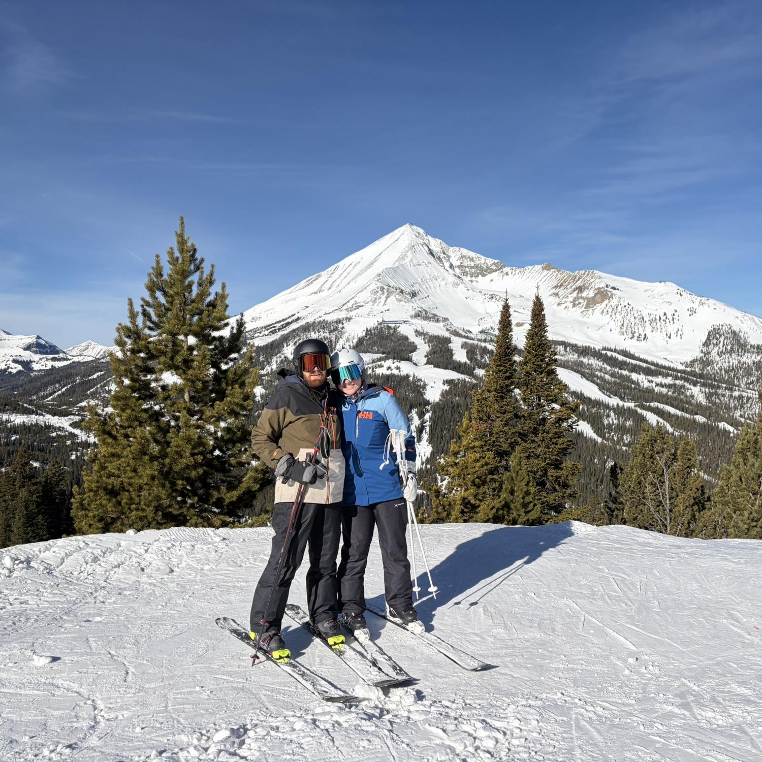 Skiing in Big Sky, MT
