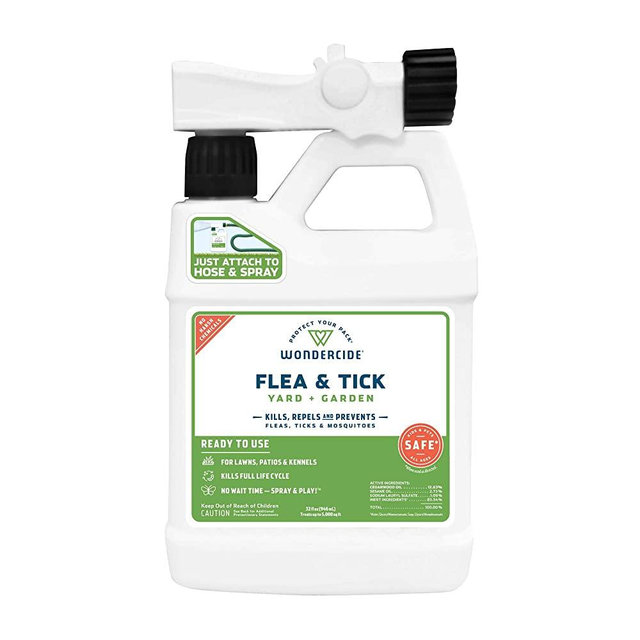 Wondercide Natural Ready to Use Yard Flea, Tick and Mosquito Spray – Mosquito and Insect Killer, Treatment, and Repellent – Safe for Pets, Plants, Kids