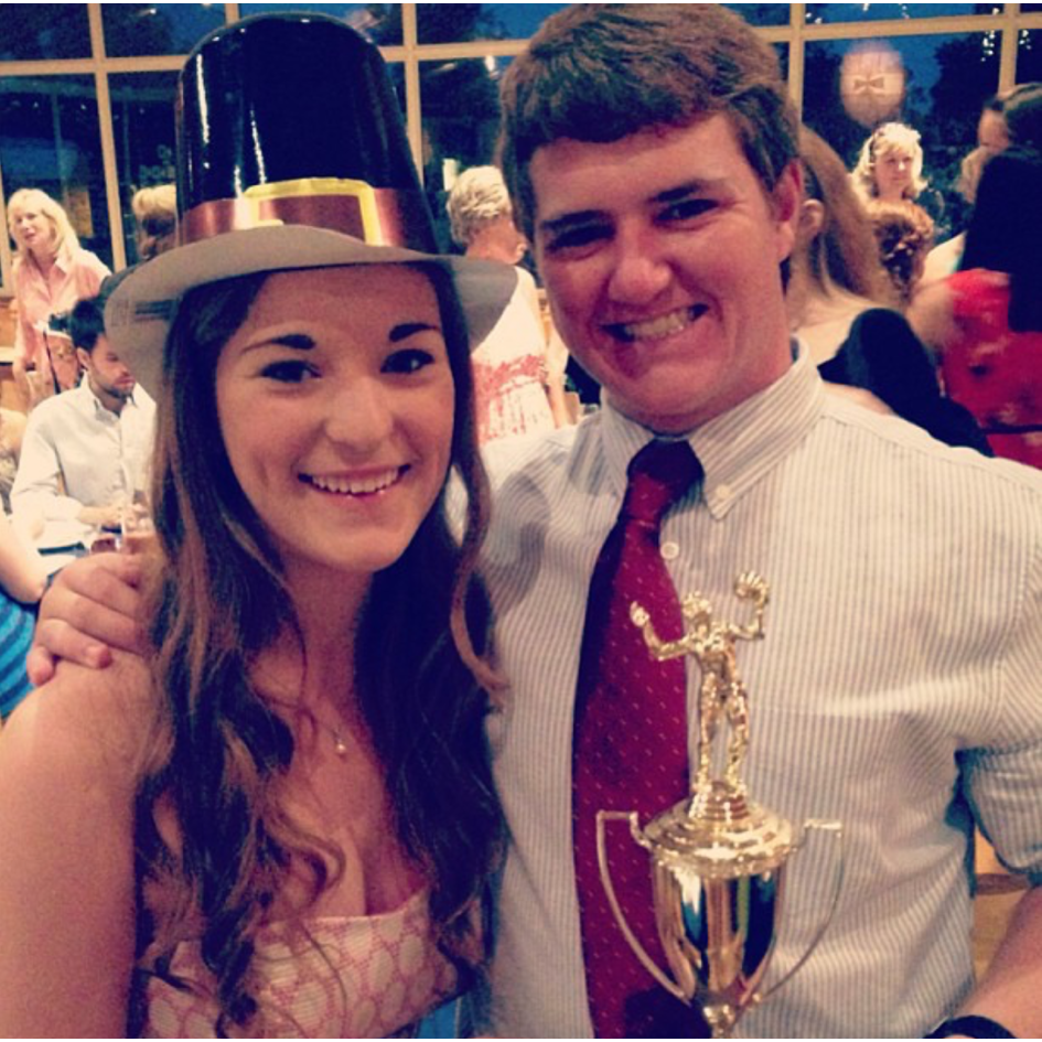 2013 - Clark and Rebekah at the "Girl's Award Banquet" the week before high school graduation